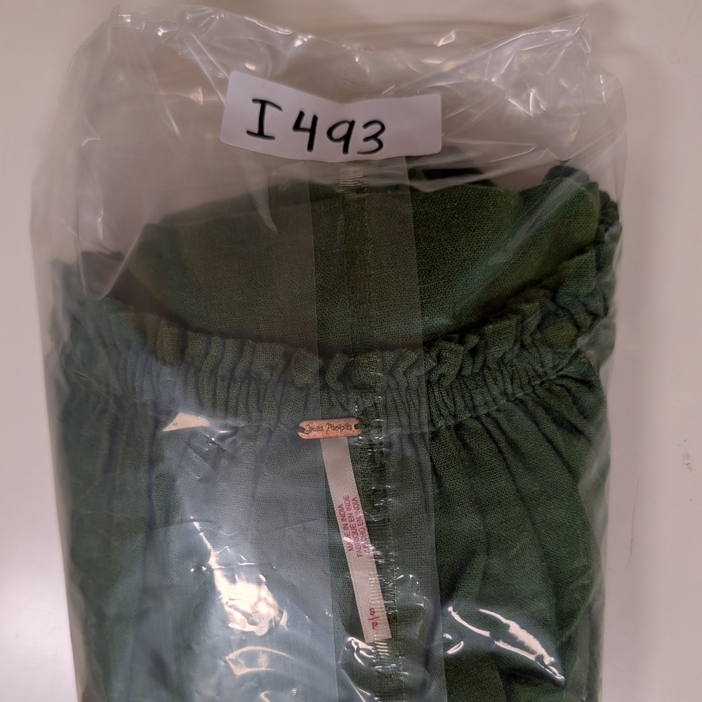 Free People Perri Linen Drop-Waist Mini Dress - Picture 13 of 13